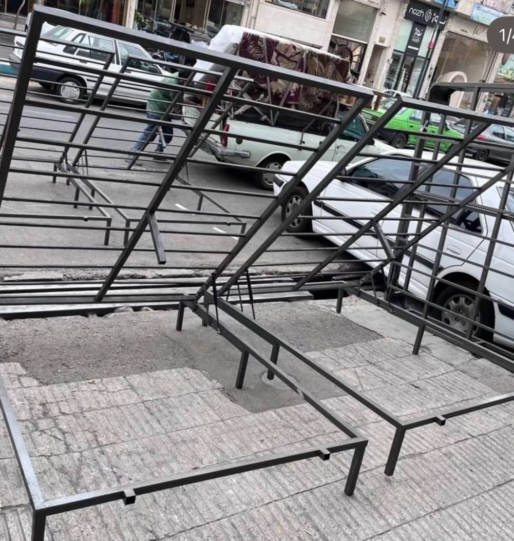 کف تخت جک دار مدل کلاسیک دو نفره